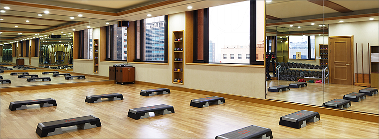 首爾麗思卡爾頓酒店 The Ritz Carlton Seoul 有氧舞蹈室。 首爾
