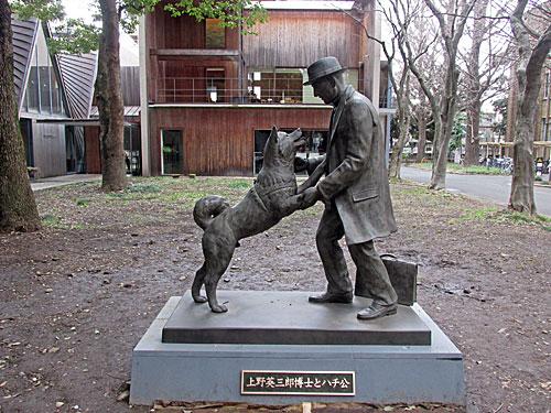 東大職員為了使八公與主人「重聚」,從個人和企業集資1千萬日圓興建 (圖: ムキンポの忍者ブログ 東京