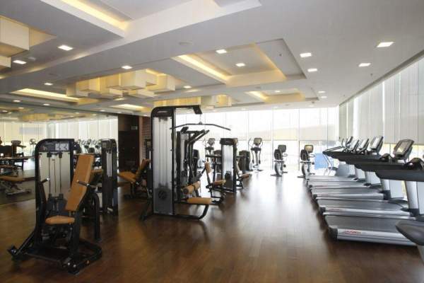 酒店內的健身室。 香港
