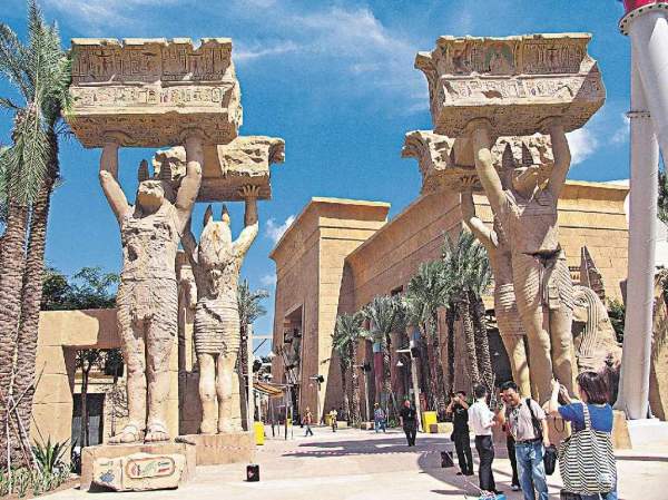 「木乃伊復仇記」的外形十分逼真。 新加坡