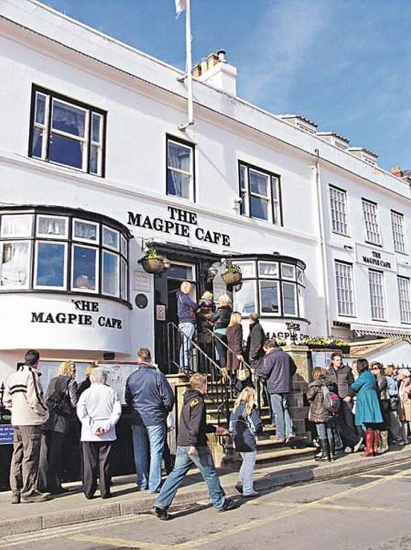 The Magpie Cafe 長期需要排隊。 約克郡