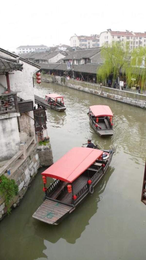 楓涇古鎮極富水鄉風情。 上海