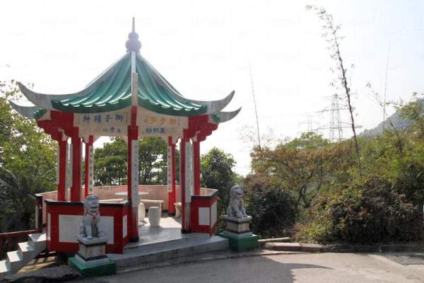 在獅子亭可欣賞山下的景色。 香港