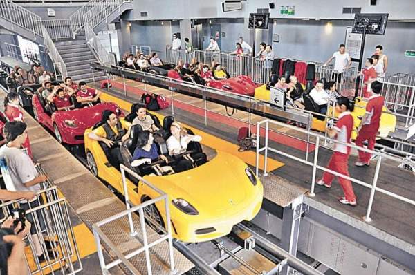 F430 Spider 刺激度算中等,亦是非常受歡迎的設備之一 。 阿布札比