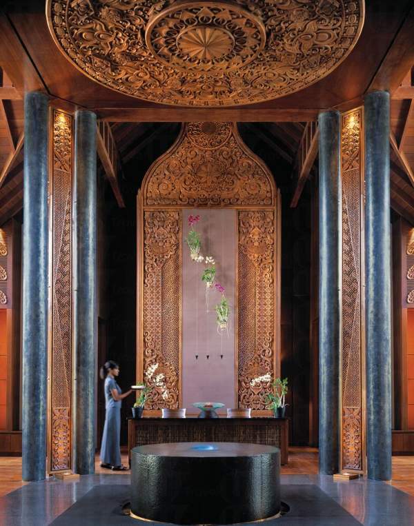 度假村內的裝潢極具氣派。 馬爾代夫