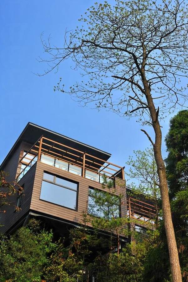 樹頂別墅外觀。 杭州