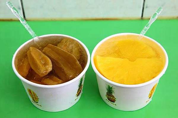 楊桃冰和鳳梨冰都是招牌冰品。 台北