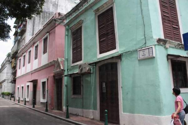 亞婆井前地附近建築也很有味道。 澳門