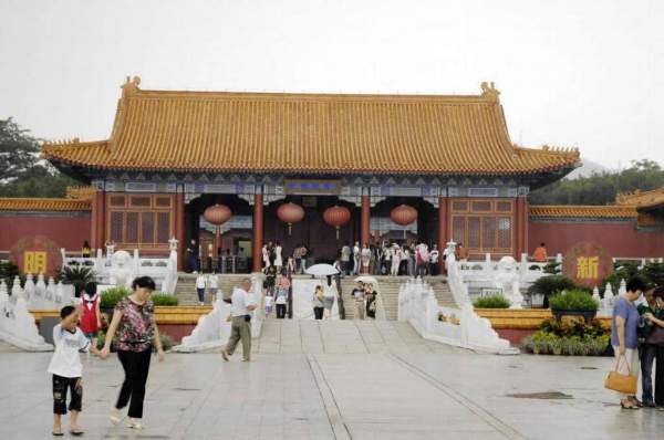 圓明新園一景。 珠海