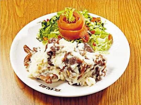 蛋白炒牛肉($46)。(迷你鑊) 香港