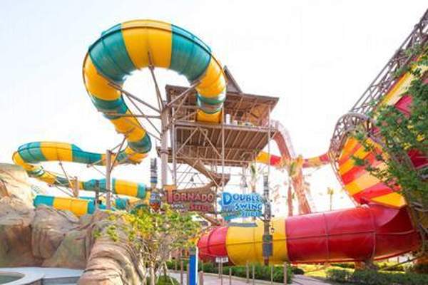 190米長的雙搖擺滑梯 釜山