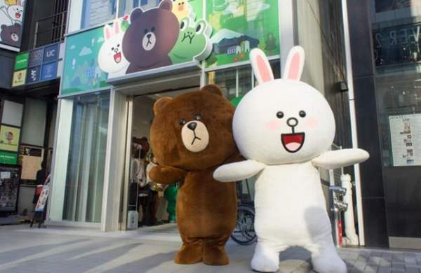 日本 關東 東京 原宿 line line friend 熊大 兔兔 