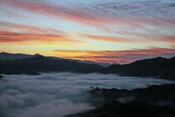 日本 關西 奈良 神社 鳥居 木鳥居 特色鳥居 雲海