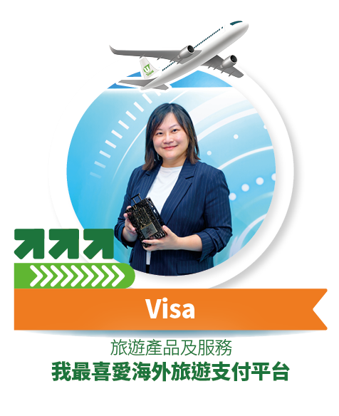 Visa - 我最喜愛海外旅遊支付平台